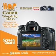 Tempered Glass for Canon 60D 70D 77D 80D 90D 600D 650D 700D 750D 760D