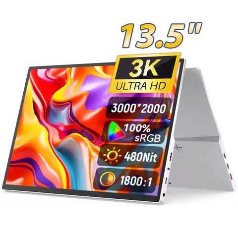 13.5 Inch 3K IPS A Screen 480cd/m Portable Gaming Monitor Display HDMI Type C USB For Phone PC Switc