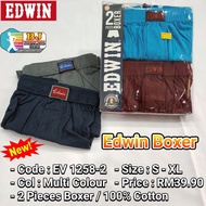 EDWIN Original 2 Pieces Boxer Men's Comfort Wear EV 1258-2