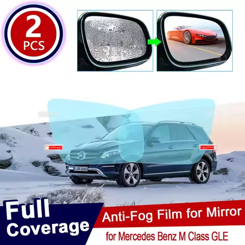 Full Cover Rearview Mirror Anti Fog Film Accessories For Mercedes Benz M Class GLE W163 W164 W166 ML