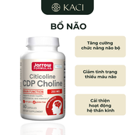 Viên Uống Bổ Não Hỗ Trợ Tăng Cường Trí Nhớ Jarrow Formulas Citicoline CDP Choline 250mg (60 Viên/Lọ)