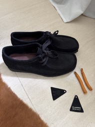 Clarks Originals Wallabee Black Suede