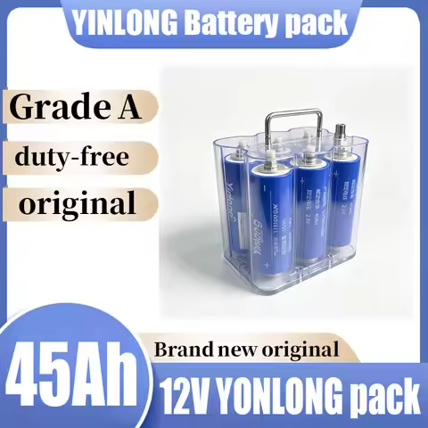 New Yinlong 12V 45Ah LTO Battery 13.8V Nominal Voltage 25000 Cycles Deep Cycle‑50℃~65℃ Low Temperatu