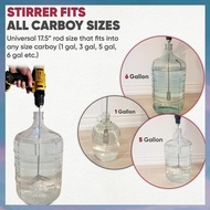 [hotkeystore.] Wine Beer Deaerator Agitator 17.5 Inch Stainless Steel 316 Drilled Agitator Rod, Wine