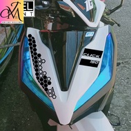 125i 150i Honda Click Honeycomb Front Fairings  v1 v2 v3 Long Lasting Vinyl Sticker