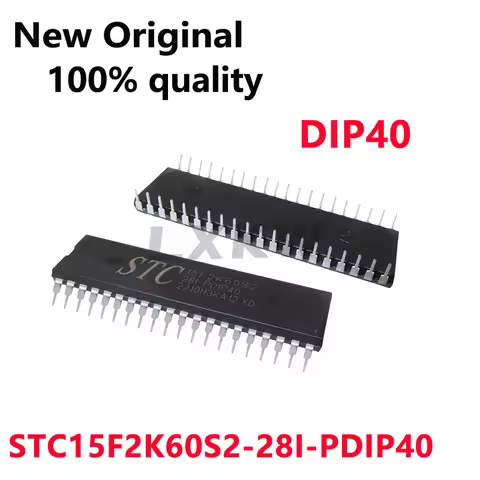 1-5/PCS New Original 15F2K60S2 STC15F2K60S2 STC15F2K60S2-28I STC15F2K60S2-28I-PDIP40 Microcontroller