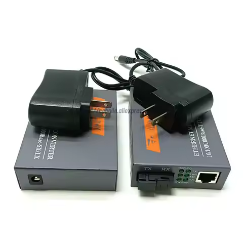 Transceiver Converter HTB-GS-03 A/B SC 10/100/1000M Mode Single Fiber 25km Fast Gigabit Telecommunic