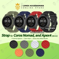 Strap for Coros Nomad / Coros Apex 4 46mm, 7 Color Options, 24mm Colorful Sport Smartwatch Band (for