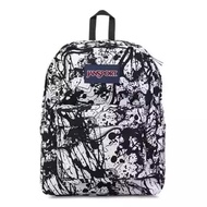 JanSport Marbled abstrak Motion Black / Tas Ransel Pria Wanita /  Backpack Sekolah / Tas Laptop / As