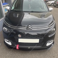 For Citroen C3 Racing Style 3Pcs Front Bumper Lip Spoiler Splitter Diffuser Blue Tech Pure Tech S/S 