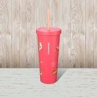Starbucks Happy Pony Fire Works Stainless Steel Cold Cup 21.5oz
