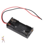 YGBG 10Pcs 2× 1.5V AAA Battery Holder, with 15cm Wire PP 3× 1.5V AAA Battery Holder, Holder 2× 1.5V 