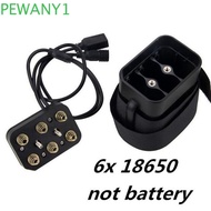 PEWANY1 18650 Battery Box For Bike Light Waterproof Battery Cover Battery Holder 4Slot/6Slot 18650 L