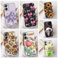 For Motorola Moto G06 2025 Case XT2535-1 XT2535-2 Popular Flower Bowknot Soft Silicone Phone Cover F