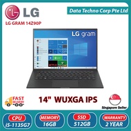 LG Gram 14Z90P-G.AA55A3 BLACK (Intel Core i5-1135G7 /16GB Ram/512GB M.2 NVMe SSD /14" WUXGA IPS) 2Years Warranty By LG