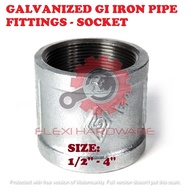 [READY STOCKS] 1/2" - 2" GI SOCKET/ GALVANISED IRON SOCKET PIPE/ GI FITTING