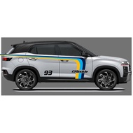 BEAUTIFUL SIMPLE 7-SEATER CRETA CAR STICKER