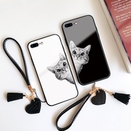 For Redmi Note 17 15 14 Pro 5G 13 12 12S 11 11S 8 10s 10 7 9s 9 7 5 6 Curious cat Tempered glass Pho