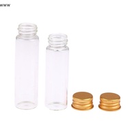ooo 10Pcs 5/7/10/14/18/20ML Glass Bottle Tiny Glass Jar Sealed Bottle Wishing Bottle uuu