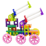 Children Plastic Educational Assembling Insert 3-6 Years Old Boys Assembling Building Blocks 4 Years
