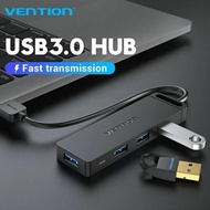 - vention hub usb 3.0 4 port ultra slim with power supply