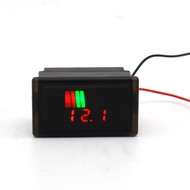 [AT]💘Waterproof Digital Display Voltage Meter 12V-72VUniversal Battery Lithium Battery Electric Vehicle Electric Meter C