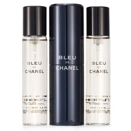 Chanel Bleu De Chanel Eau De Toilette Travel Spray &amp; Two Refills 3x20ml/0.7oz