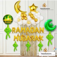 RAMADHAN/IDUL FITRI BALLOON GARLAND DECORATION PACKAGE