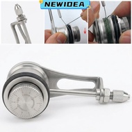 NEWIDEA Fishing Knotting Tool, Aluminum FG GT RP Fishing Knot Tying Tool, Portable Adjustable 2 Colo