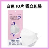 Clapiel - 韓國 KF94 3D立體成人口罩 10片 獨立包裝 (白色)