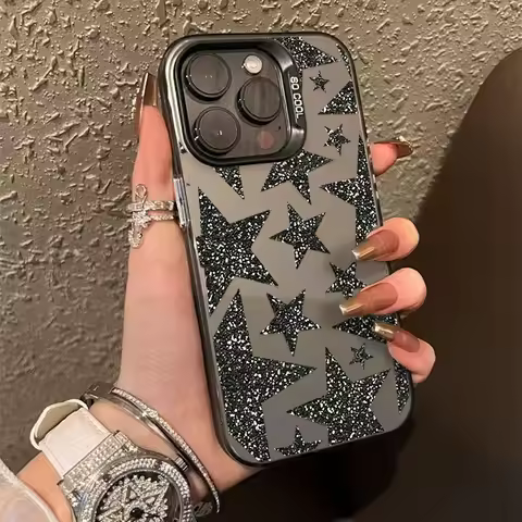 Luxury INS Star Phone Case for Oppo Realme 15 14 13 12 11 10 9i 8 8i C75 C65 C63 C55 C53 C35 C33 C20