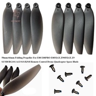 SHOUKEY Folding Propeller Blades, Black Plastic Remote Control Drone Parts, 58mm/66mm Universal Quad