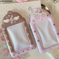 LINDW99NX Kpop Photocard Holder, Mini Strawberry Notes Idol Photo Frame,  Cartoon Gift PVC Card Hold