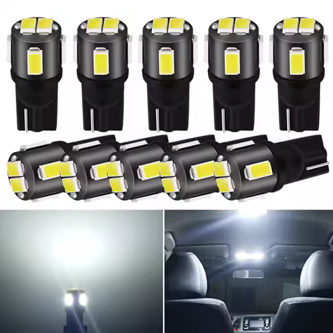10pcs W5W T10 2821 LED Interior Car Lights For Citroen C5 C3 C4 Picasso Xsara Berlingo Saxo C2 C1 C4