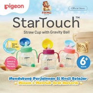 Pigeon Startouch Straw Cup Bottle With Gravity Ball 250 ML | Drinking Bottle With Anti-Spill Straw |
