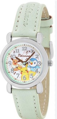 Pokemon 寶可夢 Junior手錶 淺綠色錶帶