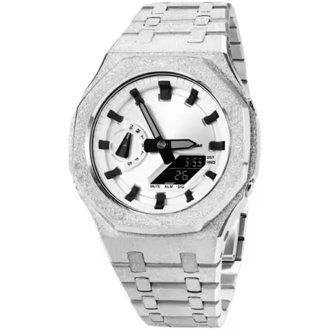 GA-2100 Modified Mod Kit For Casioak GA2100 GA2110 Strap+Watch Case For Casio G-Shock GA2100 Set Met