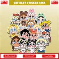 16pcs CRY BABY Sticker Pack | Cry baby aesthetic stickers - eayadvertising