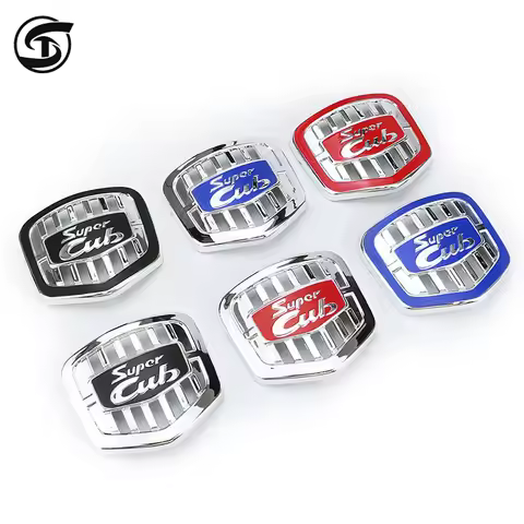 3D Motorcycle Decoration Stickers Moto for Honda Super CUB C70 C50 C90 CC110 C125 CT125 Emblem Badge