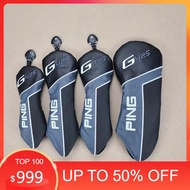 4Pcs Set PING G425 Golf Club Headcover - Premium Wood Driver & Iron Head Cover, Club Hood
