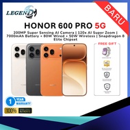 Honor 600 Pro 5G (12GB+256GB | 12GB+512GB) Original Smartphone | Snapdragon 8 Elite | 200MP Camera |