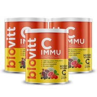 [Biovitt] C IMMU ไบโอวิต วิตามินซี แบบผง ชงดื่ม เสริมภูมิ ผิวสวย ปรับสมดุลลำไส้ Vitamin C เข้มข้น หอม อร่อย 240 กรัม