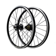 MTB BMX Wheels 20 inch Folding Bicycle Wheelset 406 Disc Shoe Rim V Brake QR 9X100mm 9x135mm Ultralight Wheel 24 Holes m