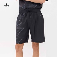 UNBOUND Supernova drawstring shorts>>กางเกงขาสั้นลาคาโม่สีดำ