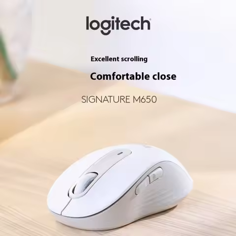 Logitech M650 Bluetooth Wireless Mouse Silent Clicks for PC/Mac Office Laptop lazer Sensor Technolog