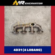 Mitusbishi Sumitomo MS MS110 LS260FJ2 LS265FJ2 260 265 4D31 4D34 Excavator Turbo Exhaust Manifold
