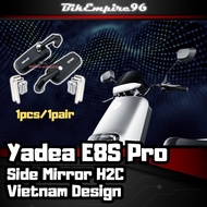 Yadea E8S Pro H2C Design Side Mirror Vietnam Design Clear Glass 360 Adjustable Angle Yadea Accessori
