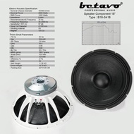 BETAVO B18 S418 Speaker Komponen 18 inch B18-S418 B18S418 Terlaris