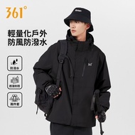 361 Three-In-One Detachable Outdoor Jacket Men Spring Autumn Windproof Couple Hiking Suit Travel