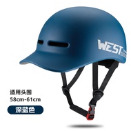 หมวกกันน็อคกีฬาจักรยานแบบครึ่งใบ West Rider หมวกกันน็อคกันแดดระบายอากาศได้ดีสำหรับฤดูร้อน หมวกกันน็อ